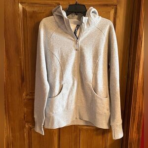 NWT 90 Degree By Reflex Gray Women's Hoodie Jacket size X-Large.